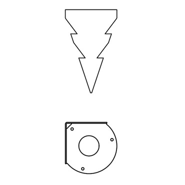 Fly Outdoor Bollard Picket Base Accessory | Contardi at Lightology Fly Outdoor Bollard Picket Base Accessory