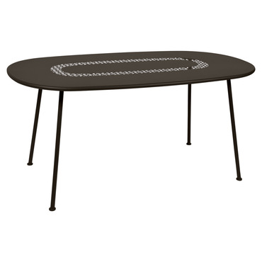 Lorette Oval Dining Table | Fermob at Lightology Lorette Oval Dining Table