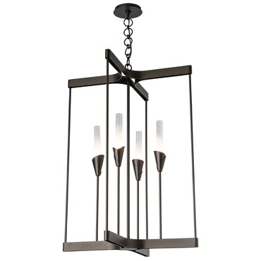 Lilium Cage Chandelier | Hubbardton Forge at Lightology Lilium Cage Chandelier