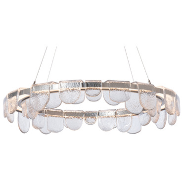 Riverbed Circular Chandelier | Hubbardton Forge at Lightology Riverbed Circular Chandelier