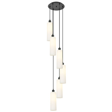 Crown Point 116B Long 6LT Multi Pendant | Innovations Lighting at Lightology Crown Point 116B Long 6LT Multi Pendant