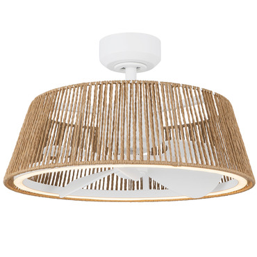 Isla Ceiling Fan with Color-Select Light | Kuzco Lighting at Lightology Isla Ceiling Fan with Color-Select Light