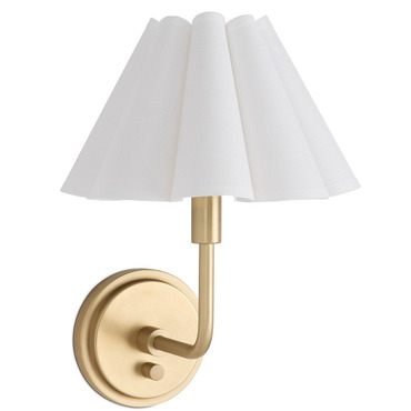 Polly Scalloped Wall Sconce | Regina Andrew at Lightology Polly Scalloped Wall Sconce