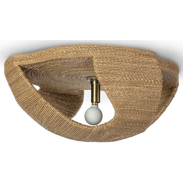 Corsica Ceiling Flush Light | Palecek at Lightology Corsica Ceiling Flush Light