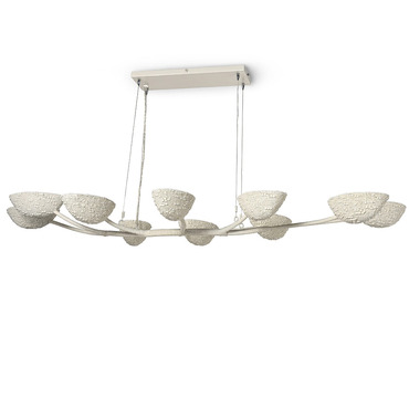 Delilah Linear Chandelier | Palecek at Lightology Delilah Linear Chandelier