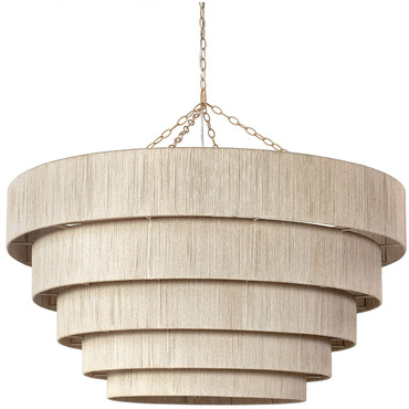 Everly Tier Chandelier | Palecek at Lightology Everly Tier Chandelier
