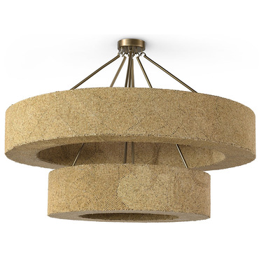 Monterey Chandelier | Palecek at Lightology Monterey Chandelier