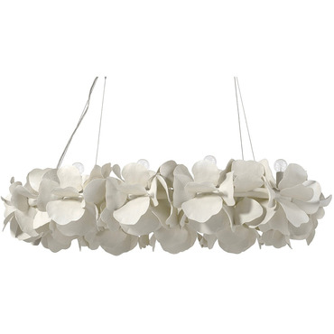 Virginia Oval Chandelier | Palecek at Lightology Virginia Oval Chandelier