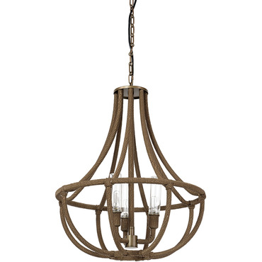 Yvette Outdoor Chandelier | Palecek at Lightology Yvette Outdoor Chandelier