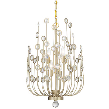 Irina Chandelier | Savoy House at Lightology Irina Chandelier