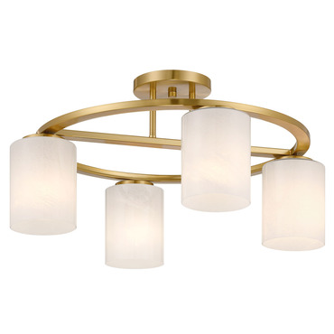 Herron Ceiling Semi Flush Light | Savoy House at Lightology Herron Ceiling Semi Flush Light