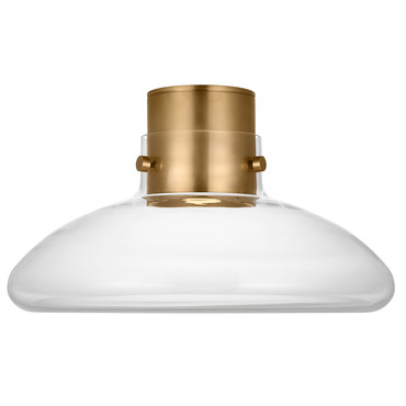 Morgan Warm Dim Ceiling Flush Light | Visual Comfort Modern at Lightology Morgan Warm Dim Ceiling Flush Light