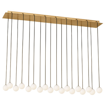 Orbet Linear Multi Light Chandelier | Visual Comfort Modern at Lightology Orbet Linear Multi Light Chandelier
