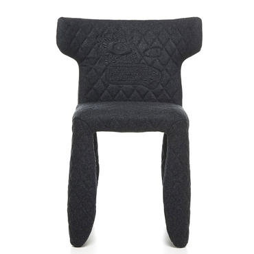 Divina Side Chair with Embroidery and Arms - Open Box | Moooi at Lightology Divina Side Chair with Embroidery and Arms - Open Box