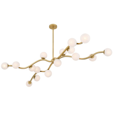 Curven Swivel Chandelier | Minka Lavery at Lightology Curven Swivel Chandelier