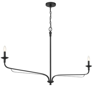Velena Linear Chandelier | Minka Lavery at Lightology Velena Linear Chandelier
