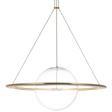 Cosmos Ring and Orb Chandelier | Visual Comfort Signature at Lightology Cosmos Ring and Orb Chandelier
