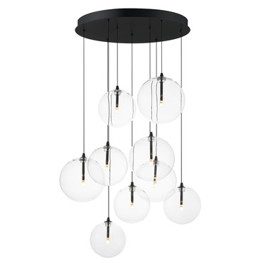 Global 9-Light Pendant | Et2 at Lightology Global 9-Light Pendant