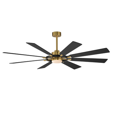Helm Ceiling Fan with Light | Maxim Lighting at Lightology Helm Ceiling Fan with Light