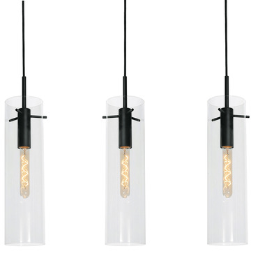 Vista Linear Multi-Light Pendant | AFX at Lightology Vista Linear Multi-Light Pendant