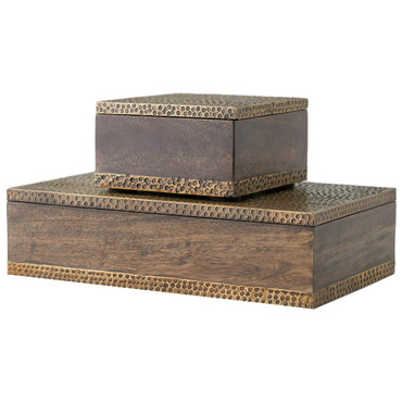 Turney Box Set of 2 | Arteriors Home at Lightology Turney Box Set of 2