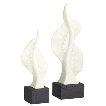 Hiro Sculptures Set of 2 | Arteriors Home at Lightology Hiro Sculptures Set of 2
