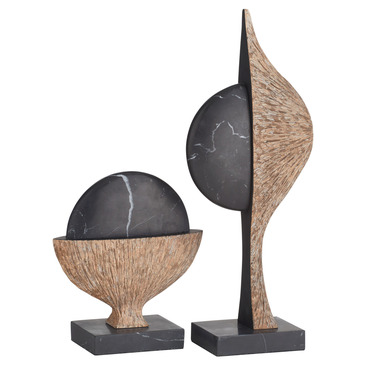 Flojo Sculptures Set of 2 | Arteriors Home at Lightology Flojo Sculptures Set of 2