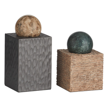 Greenville Sculptures Set of 2 | Arteriors Home at Lightology Greenville Sculptures Set of 2
