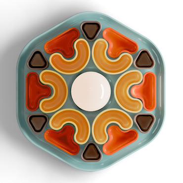 Deco Phytia Wall Sconce | Ferroluce at Lightology Deco Phytia Wall Sconce