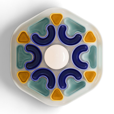 Deco Phytia Wall Sconce | Ferroluce at Lightology Deco Phytia Wall Sconce