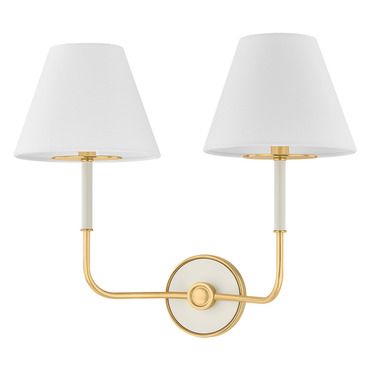 Wedgewood Double Wall Sconce | Hudson Valley Lighting at Lightology Wedgewood Double Wall Sconce