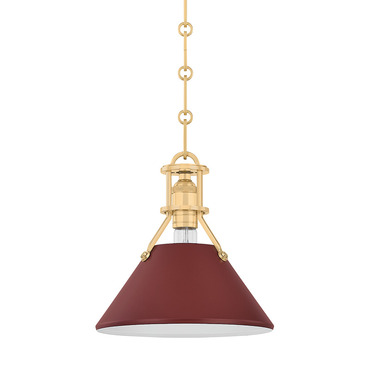 Painted No.2 Pendant | Hudson Valley Lighting at Lightology Painted No.2 Pendant