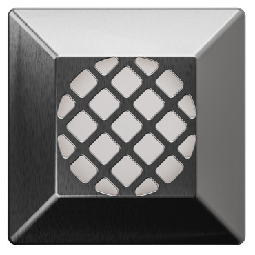 Surface Mount Mini Indicator Light with Louver 12V | WAC Lighting at Lightology Surface Mount Mini Indicator Light with Louver 12V