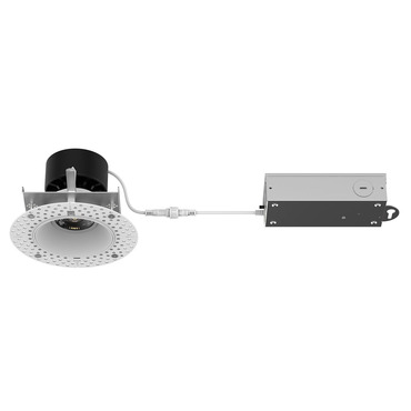 Kenric 3.5 inch Round Trimless Color-Select Adjustable Downlight | WAC Lighting at Lightology Kenric 3.5 inch Round Trimless Color-Select Adjustable Downlight