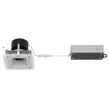 Kenric 3.5 inch Square Trimless Color-Select ADJ Downlight
