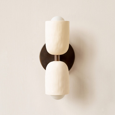 Ceramic Up Down Slim Wall Sconce - Overstock | In Common With at Lightology Ceramic Up Down Slim Wall Sconce - Overstock