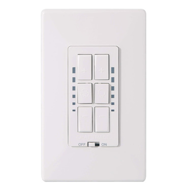 Universal Wi-Fi Fan & Light Wall Control | Craftmade at Lightology Universal Wi-Fi Fan & Light Wall Control