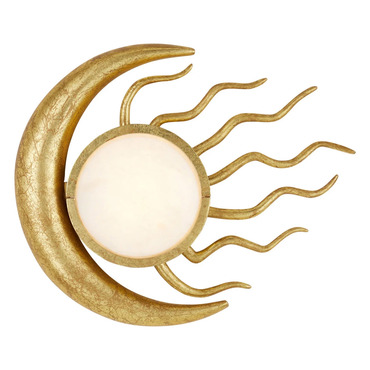 Tona Wall Light | Currey and Company at Lightology Tona Wall Light