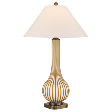 Striae Table Lamp | Currey and Company at Lightology Striae Table Lamp