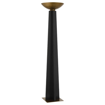 Calyx Torchiere Floor Lamp | Currey and Company at Lightology Calyx Torchiere Floor Lamp