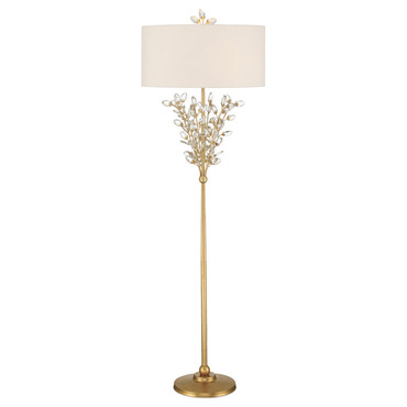Forget Me Not Floor Lamp | Currey and Company at Lightology Forget Me Not Floor Lamp