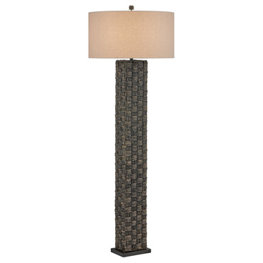 Eden Floor Lamp | Currey and Company at Lightology Eden Floor Lamp