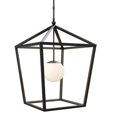 Denison Outdoor Pendant | Currey and Company at Lightology Denison Outdoor Pendant