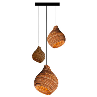 Hive Mixed Cluster Circular Scraplight Pendant