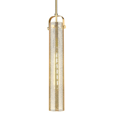 Pilaster Mini Champagne Bronze Pendant | Innovations Lighting at Lightology Pilaster Mini Champagne Bronze Pendant