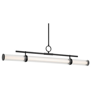 Riven Linear Chandelier | Kichler at Lightology Riven Linear Chandelier
