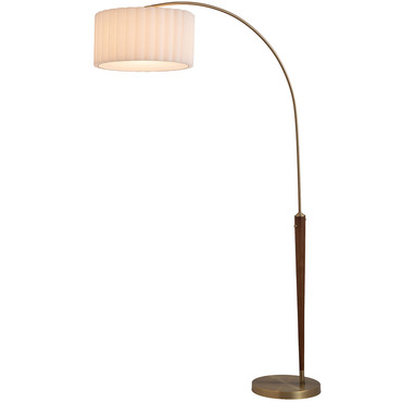 Scalloped Arc Floor Lamp | Nova of California at Lightology Scalloped Arc Floor Lamp