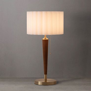 Scalloped Table Lamp