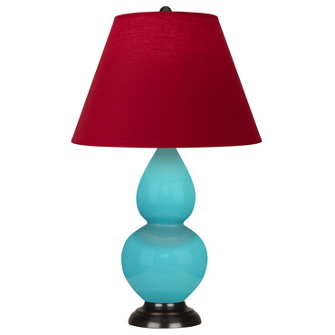 Egg Blue Double Gourd Table Lamp | Robert Abbey at Lightology Egg Blue Double Gourd Table Lamp
