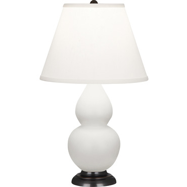Small Pearl Double Gourd Table Lamp | Robert Abbey at Lightology Small Pearl Double Gourd Table Lamp